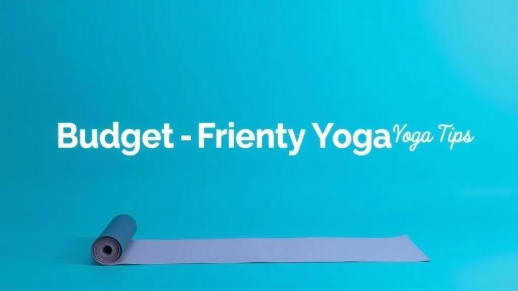 Budget-Friendly Yoga Tips