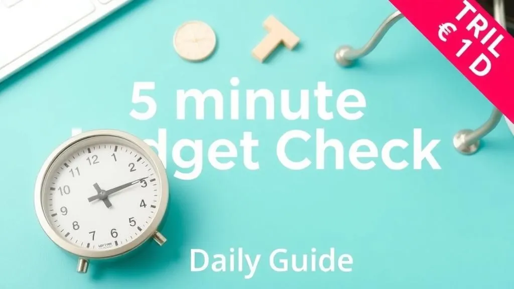 5-Minute Budget Check: Daily Guide