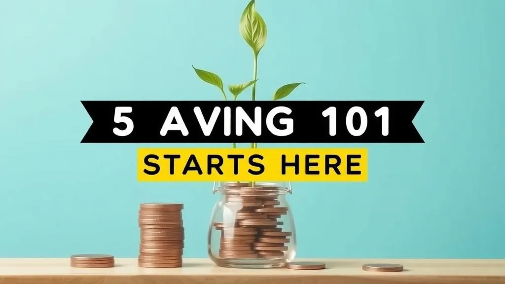 Your Financial Freedom Starts Here: Saving 101