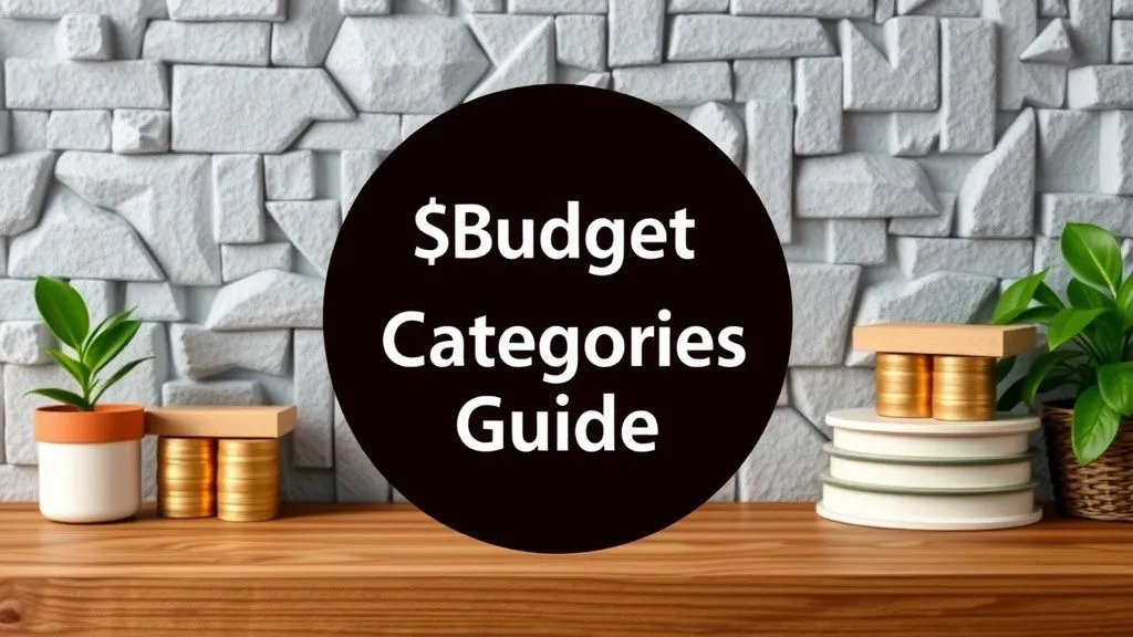 6 Budget Categories Guide