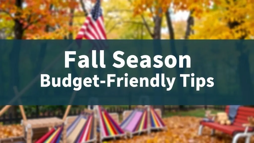 Fall Season Budget-Friendly Tips