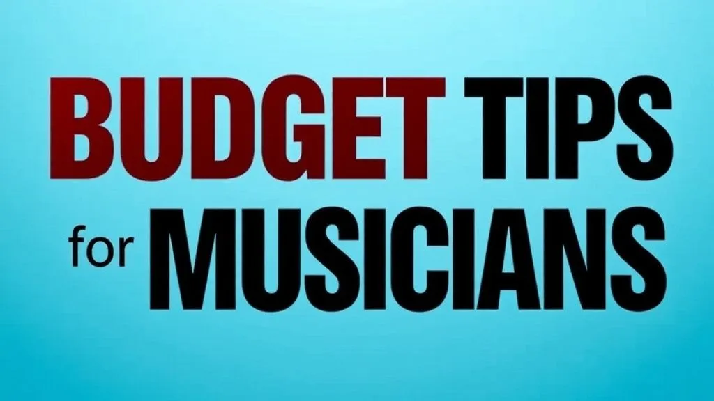 Budget Tips for Musicians