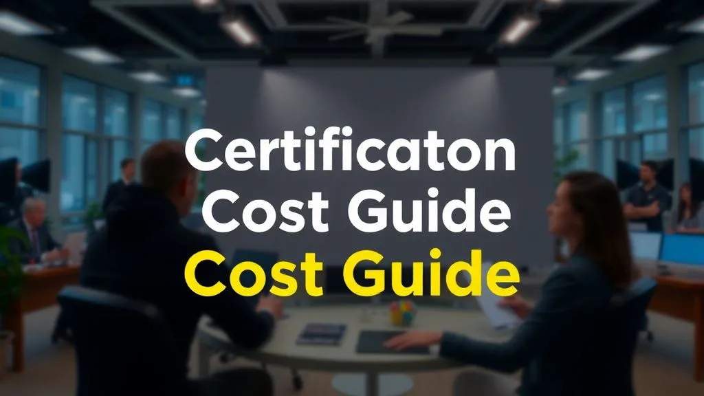 Certification Cost Guide