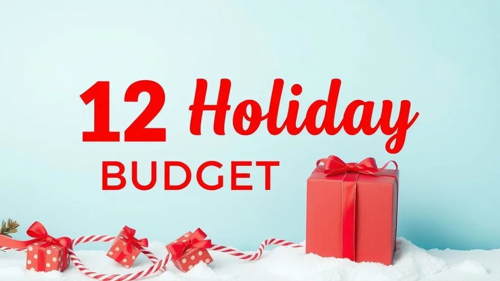12 Holiday Budget Tips