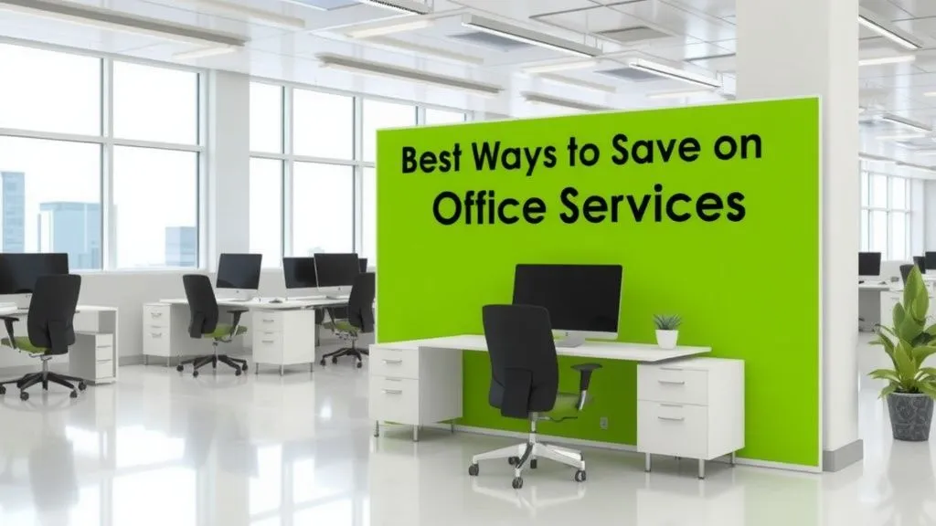 Best Ways to Save on Office Services