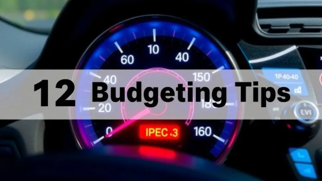 12 Speed Budgeting Tips